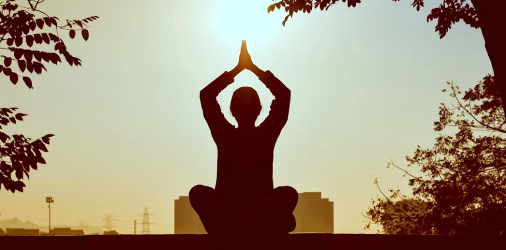 yoga meditation session in Rishikesh India spiritual yoga tour Ganga river Himalayan yoga retreat India