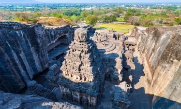 5 Days Elephanta–Ajanta–Ellora–Grishneshwar Jyotirlinga Tour covering Elephanta Caves, Ajanta Caves, Ellora Caves and Grishneshwar Jyotirlinga pilgrimage by ASAHI INDIA TOURS